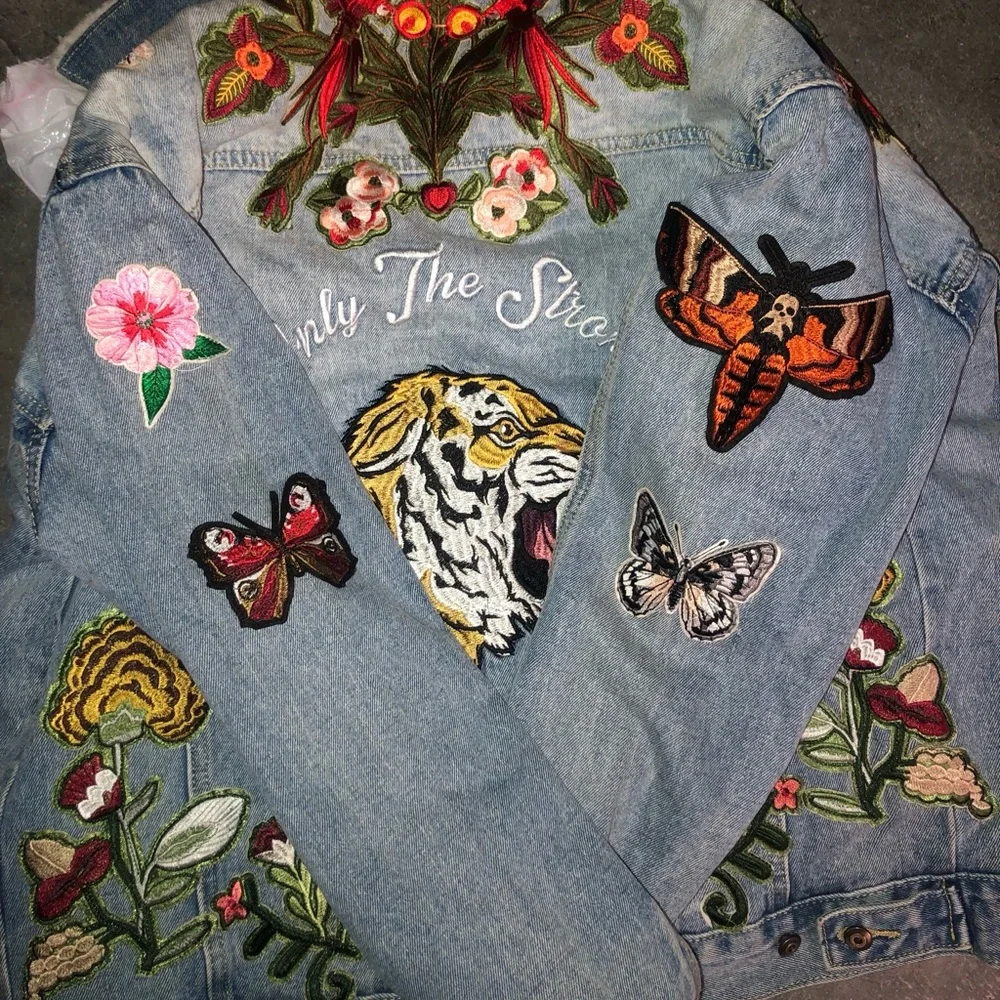 Fur Lined Jean Jacket - Picture 9 of 10